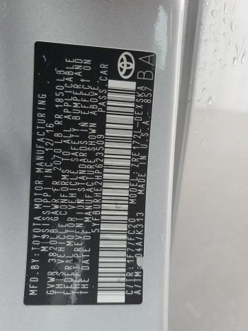 5YFBURHE2HP623509 - 2017 TOYOTA COROLLA L SILVER photo 13