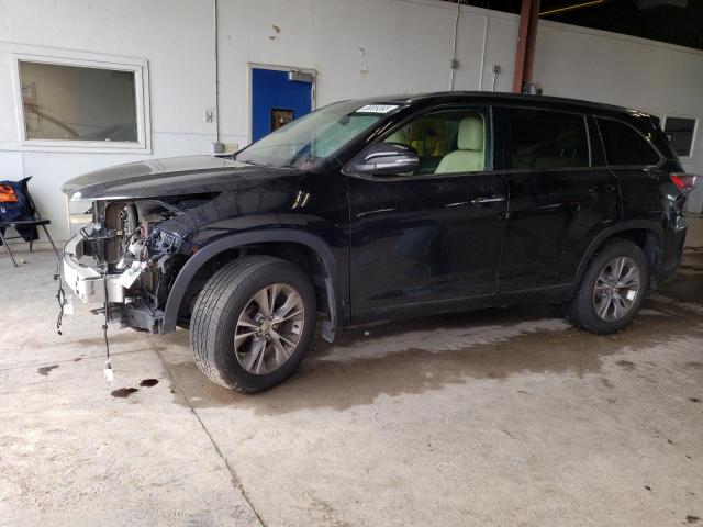 5TDJKRFH0FS140605 - 2015 TOYOTA HIGHLANDER XLE BLACK photo 1