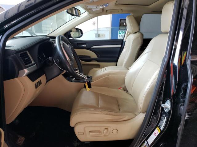 5TDJKRFH0FS140605 - 2015 TOYOTA HIGHLANDER XLE BLACK photo 7