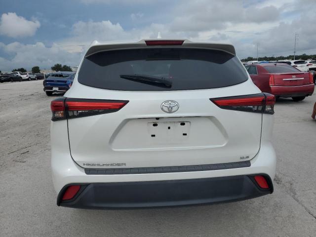5TDGZRAH1NS127793 - 2022 TOYOTA HIGHLANDER XLE WHITE photo 6