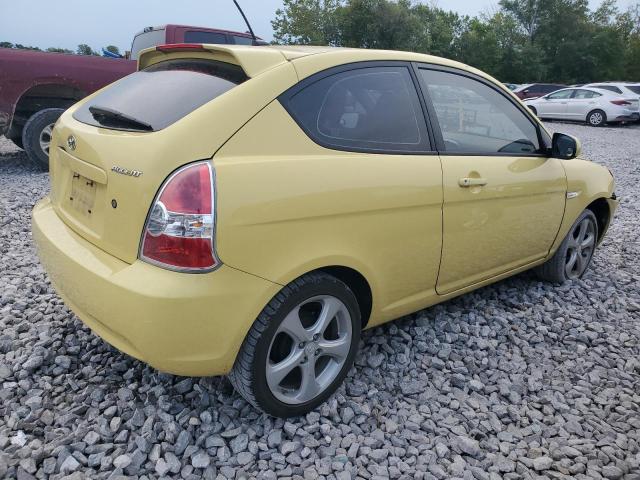 KMHCN3AC0AU176917 - 2010 HYUNDAI ACCENT SE YELLOW photo 3