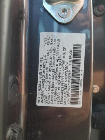 5FPYK3F52PB067624 - 2023 HONDA RIDGELINE RTL ნაცრისფერი ფოტო 13