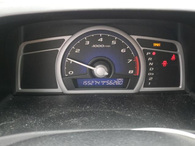 2HGFG1B86AH516408 - 2010 HONDA CIVIC EX SILVER photo 9