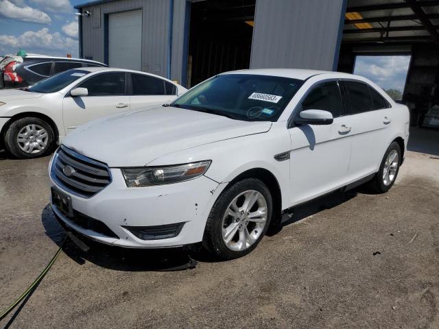 1FAHP2E87DG222837 - 2013 FORD TAURUS SEL WHITE photo 1