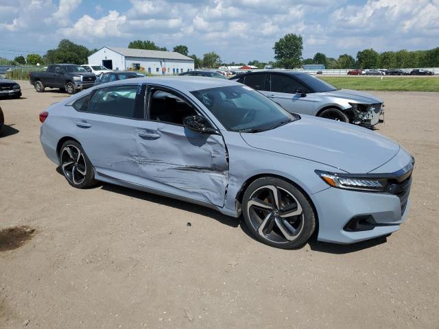 1HGCV1F31NA016023 - 2022 HONDA ACCORD SPORT 蓝色 照片 4