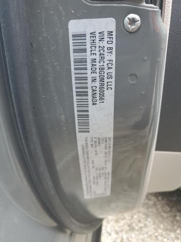 2C4RC1BG0MR600561 - 2021 CHRYSLER PACIFICA TOURING L GRAY photo 14