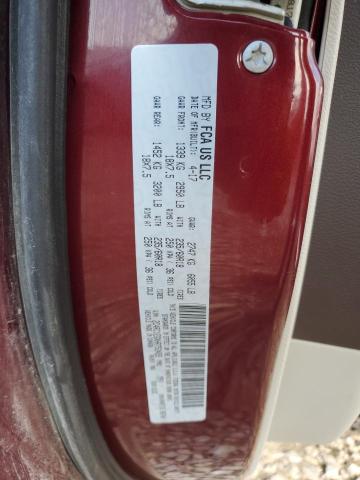 2C4RC1EGXHR752459 - 2017 CHRYSLER PACIFICA TOURING L PLUS RED photo 13