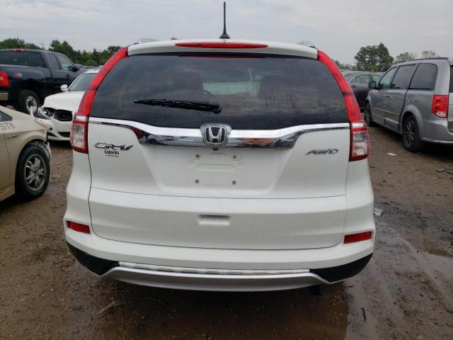 5J6RM4H79FL052345 - 2015 HONDA CR-V EXL WHITE photo 6