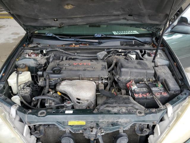 4T1BE32K25U407713 - 2005 TOYOTA CAMRY LE GREEN photo 11