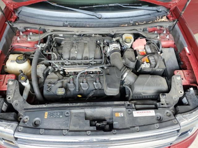 2FMGK5C86DBD35707 - 2013 FORD FLEX SEL MAROON photo 12