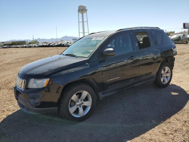 1C4NJDEB3CD594357 - 2012 JEEP COMPASS LATITUDE BLACK photo 1