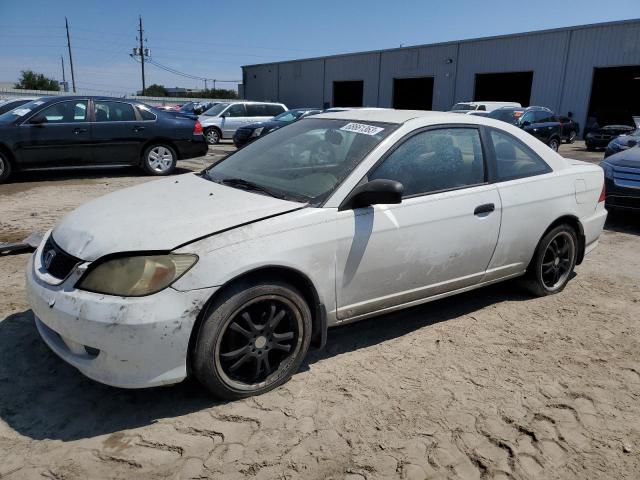 1HGEM221X5L075341 - 2005 HONDA CIVIC DX VP أبيض صورة 1