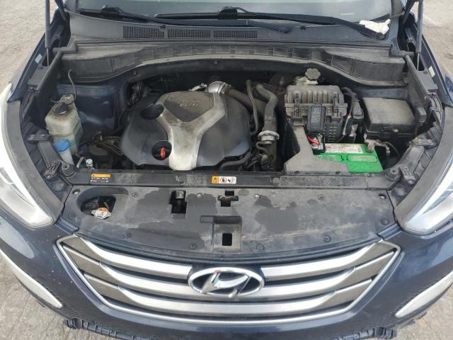 5XYZW4LA2GG332916 - 2016 HYUNDAI SANTA FE S BLUE photo 12