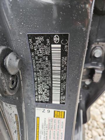 JTDBCMFEXR3049891 - 2024 TOYOTA COROLLA LE GRAY photo 14