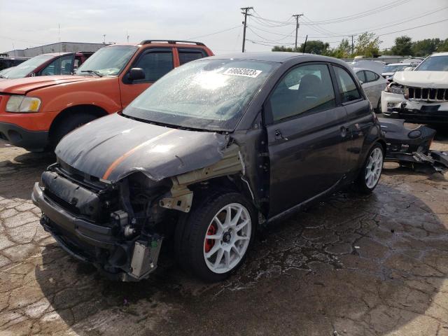 3C3CFFFH5FT616076 - 2015 FIAT 500 ABARTH GRAY photo 1