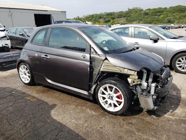 3C3CFFFH5FT616076 - 2015 FIAT 500 ABARTH GRAY photo 4