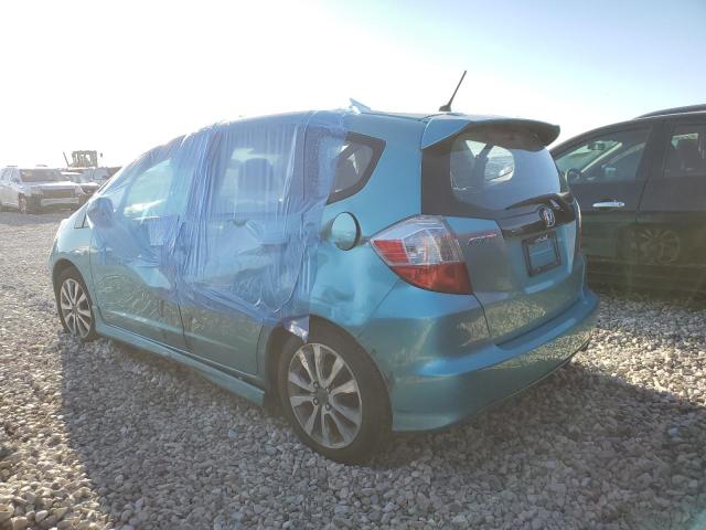 JHMGE8H5XDC023464 - 2013 HONDA FIT SPORT BLUE photo 2