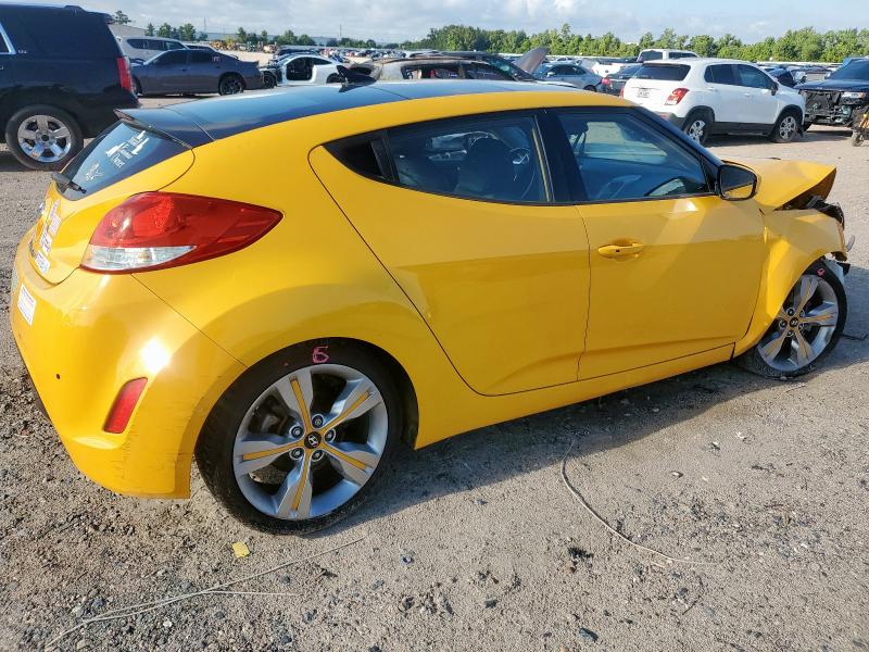 KMHTC6ADXCU082191 - 2012 HYUNDAI VELOSTER Sarı foto 3