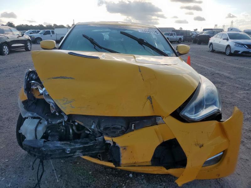 KMHTC6ADXCU082191 - 2012 HYUNDAI VELOSTER Sarı foto 5