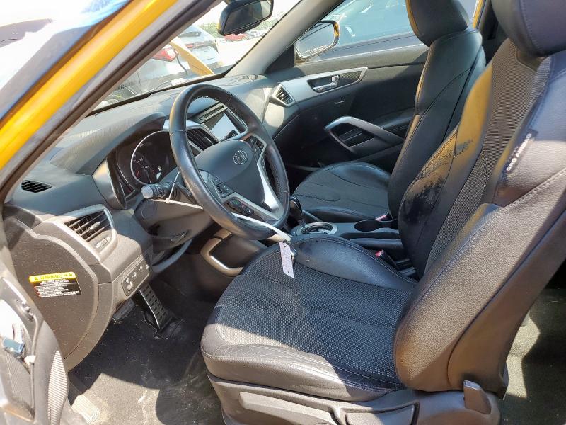 KMHTC6ADXCU082191 - 2012 HYUNDAI VELOSTER Sarı foto 7