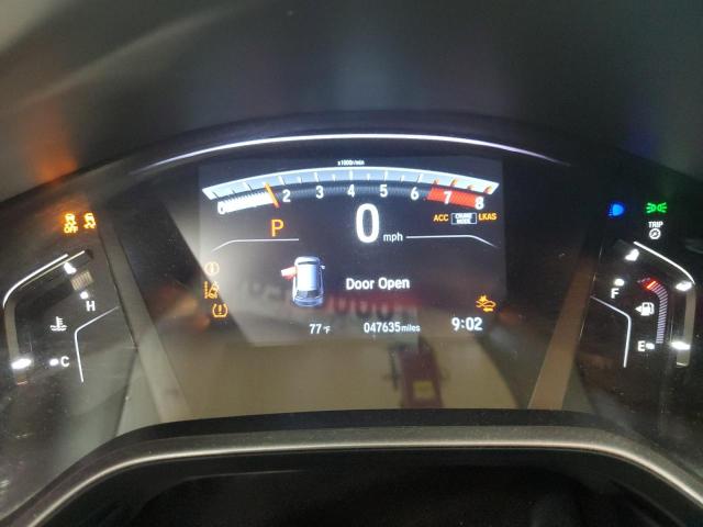 2HKRW1H82KH513892 - 2019 HONDA CR-V EXL SILVER photo 9