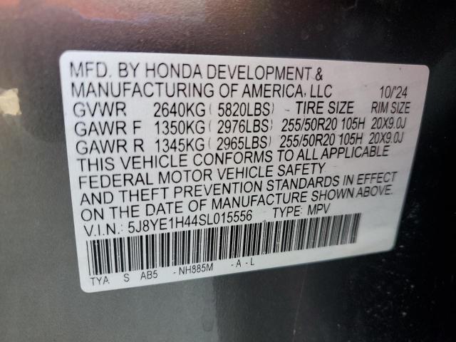 5J8YE1H44SL015556 - 2025 ACURA MDX TECHNOLOGY ნაცრისფერი ფოტო 13