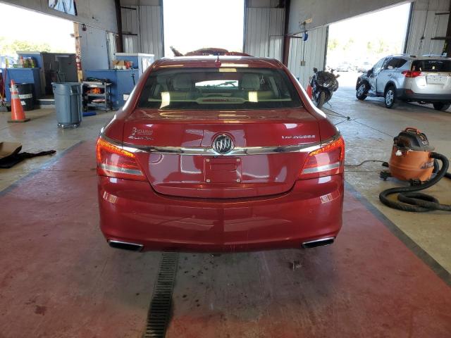 1G4GF5G35EF272828 - 2014 BUICK LACROSSE TOURING RED photo 6