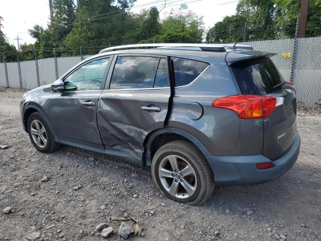 2T3RFREV8FW287591 - 2015 TOYOTA RAV4 XLE GRAY photo 2