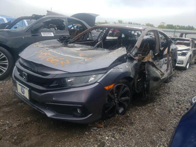 2HGFC2F80LH513258 - 2020 HONDA CIVIC SPORT 烧焦的 照片 1