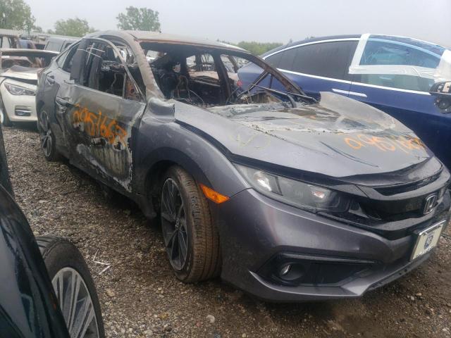 2HGFC2F80LH513258 - 2020 HONDA CIVIC SPORT 烧焦的 照片 4