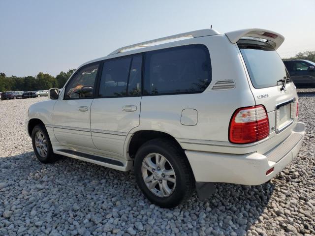 JTJHT00W533534061 - 2003 LEXUS LX 470 WHITE photo 2