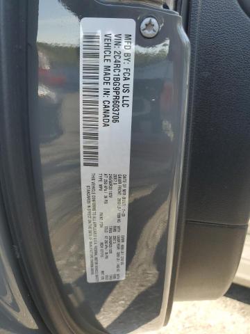 2C4RC1BG9PR603706 - 2023 CHRYSLER PACIFICA TOURING L Сұр фото 12