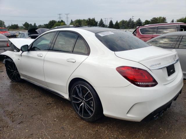 W1KWF6EBXLR594933 - 2020 MERCEDES-BENZ C 43 AMG WHITE photo 2