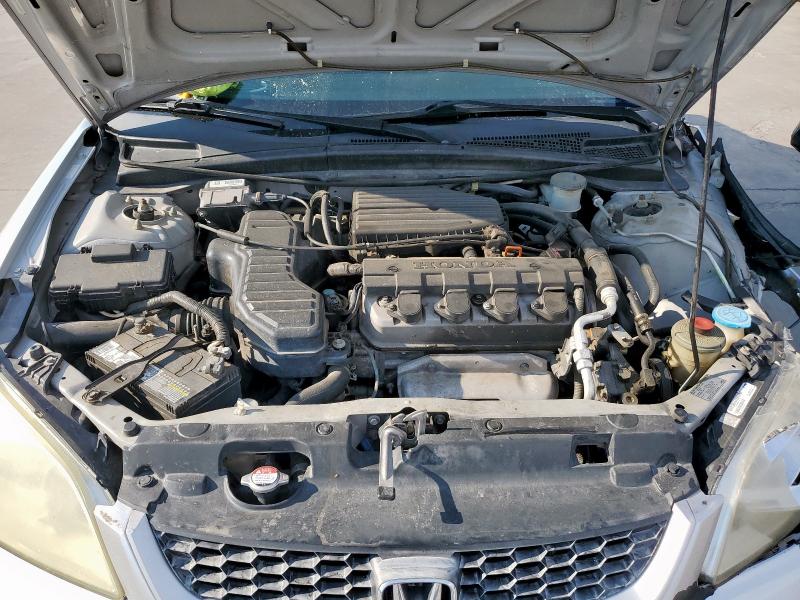 1HGEM22504L054712 - 2004 HONDA CIVIC LX SILVER photo 11