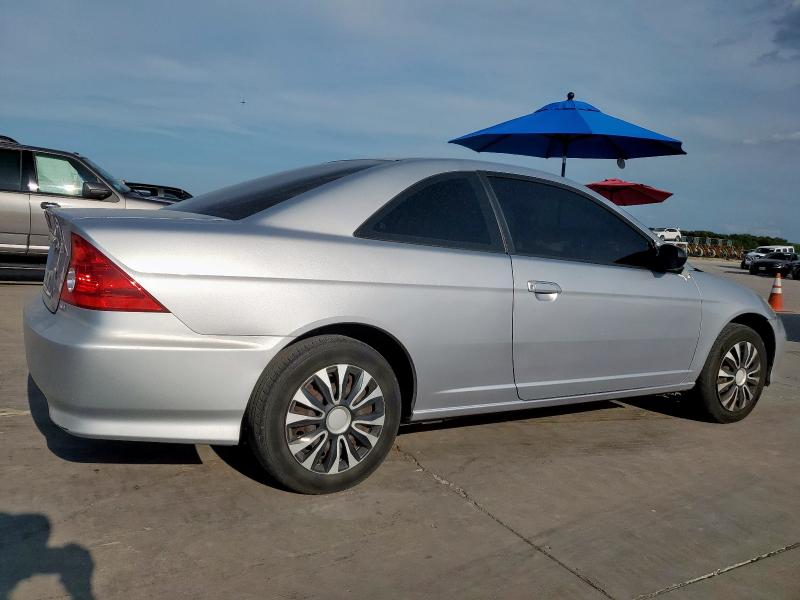 1HGEM22504L054712 - 2004 HONDA CIVIC LX SILVER photo 3