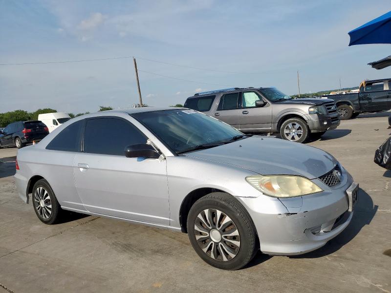 1HGEM22504L054712 - 2004 HONDA CIVIC LX SILVER photo 4