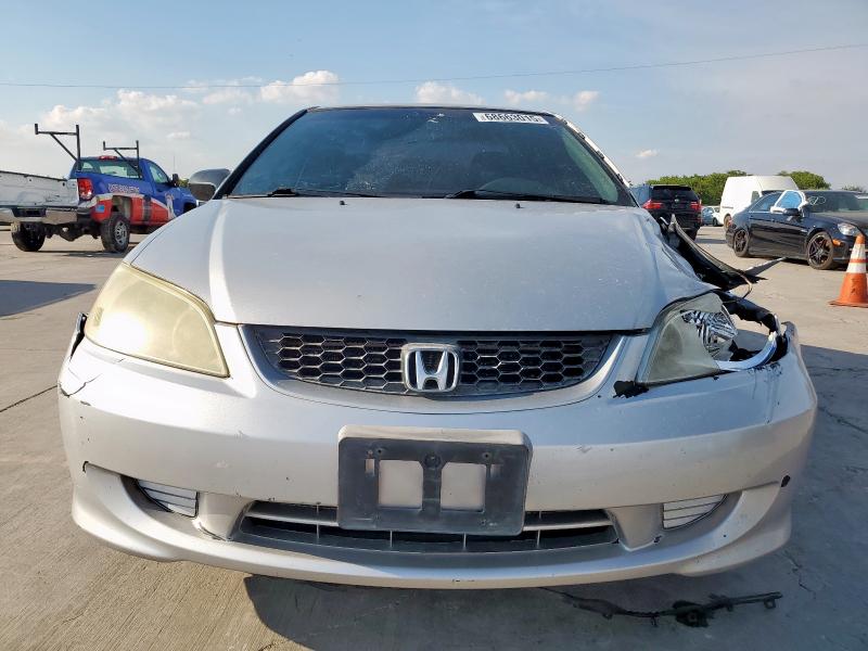 1HGEM22504L054712 - 2004 HONDA CIVIC LX SILVER photo 5