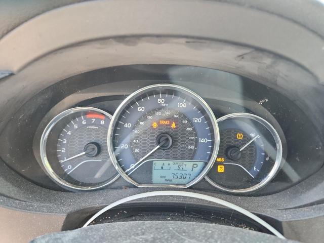 2T1BURHE4GC583156 - 2016 TOYOTA COROLLA L BURGUNDY photo 9