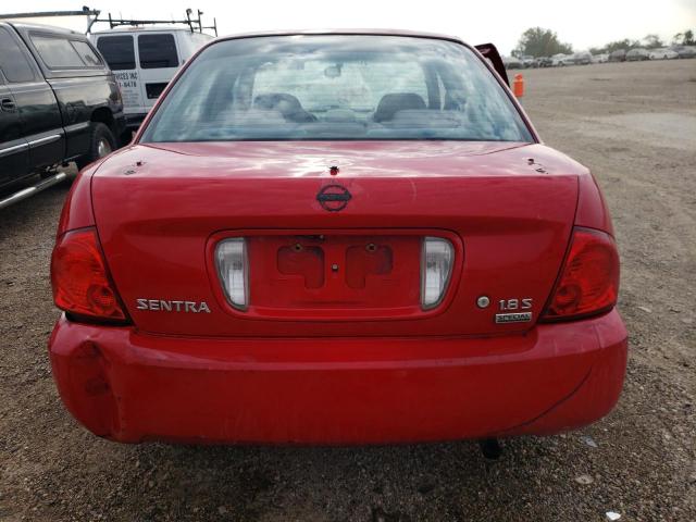 3N1CB51D06L566356 - 2006 NISSAN SENTRA 1.8 RED photo 6