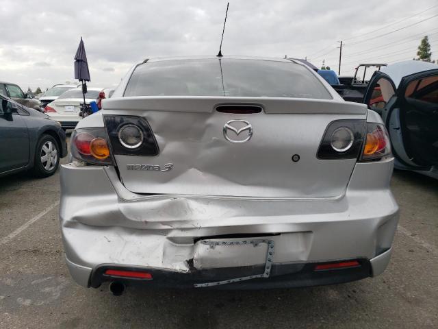 JM1BK323851333950 - 2005 MAZDA 3 S SILVER photo 6