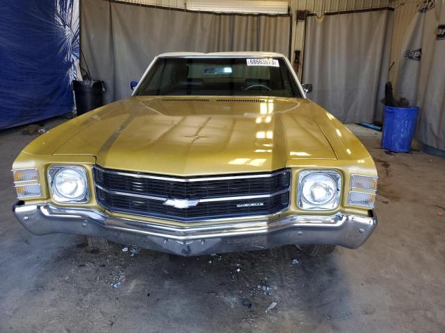 136391R123367 - 1971 CHEVROLET CHEVELLE M GOLD photo 5