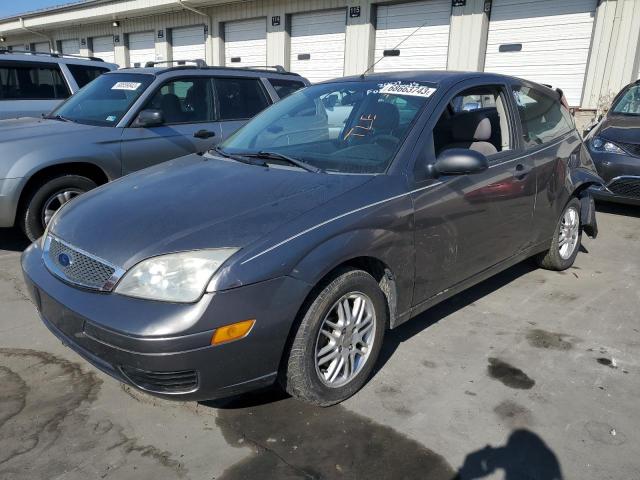 1FAFP31N97W209333 - 2007 FORD FOCUS ZX3 GRAY photo 1