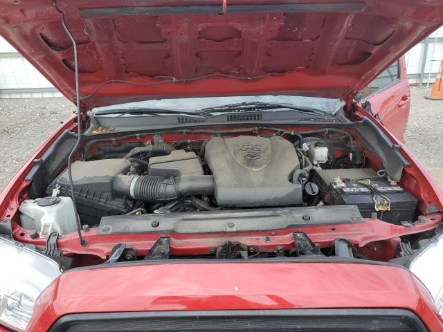 3TMCZ5AN0LM352894 - 2020 TOYOTA TACOMA DOUBLE CAB RED photo 11