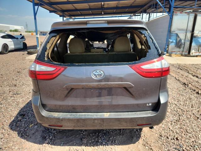 5TDKK3DC8GS696199 - 2016 TOYOTA SIENNA LE BURN photo 6
