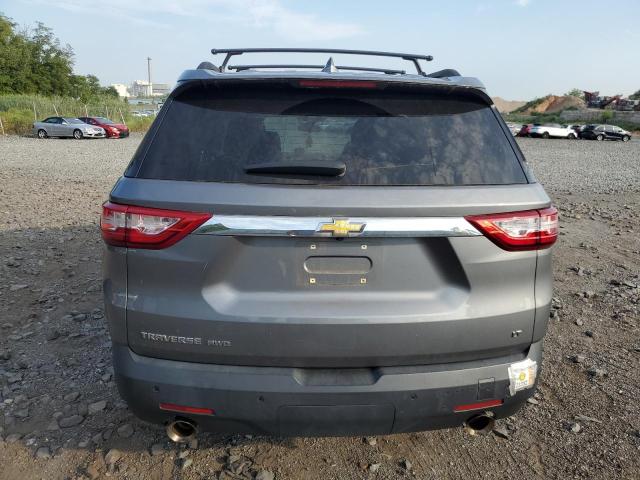 1GNEVHKWXKJ307378 - 2019 CHEVROLET TRAVERSE LT GRAY photo 6