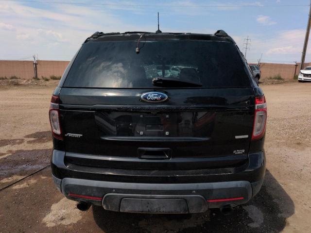 1FM5K8GT6DGC37826 - 2013 FORD EXPLORER SPORT Schwarz Foto 6