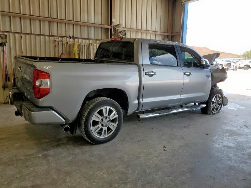 5TFAW5F14EX351718 - 2014 TOYOTA TUNDRA CREWMAX PLATINUM Plata foto 3