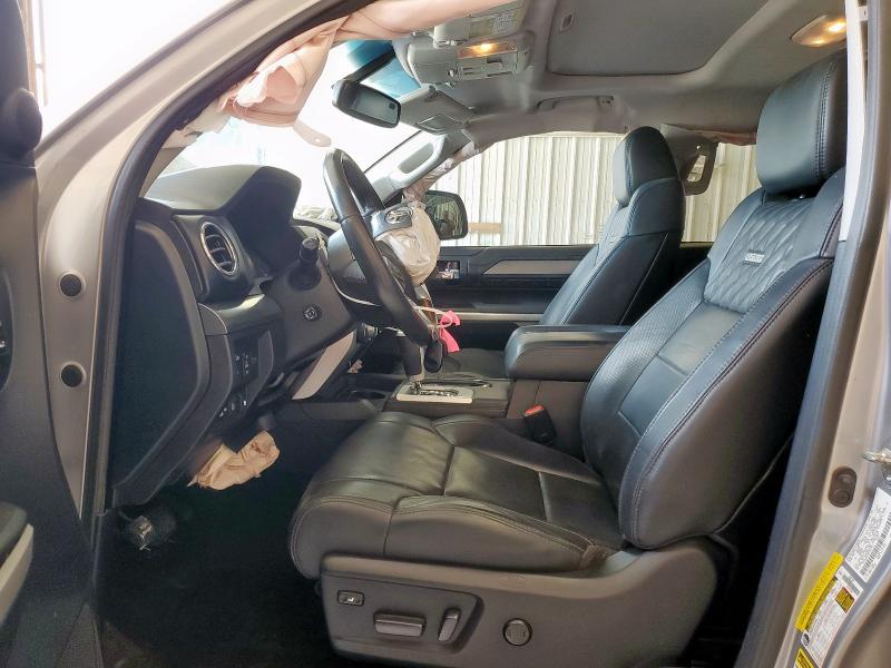 5TFAW5F14EX351718 - 2014 TOYOTA TUNDRA CREWMAX PLATINUM Plata foto 7