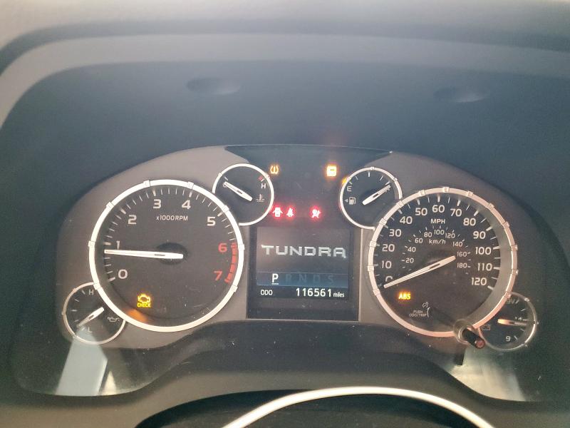 5TFAW5F14EX351718 - 2014 TOYOTA TUNDRA CREWMAX PLATINUM Plata foto 9