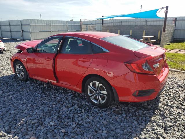 2HGFC2F67JH527010 - 2018 HONDA CIVIC LX RED photo 2